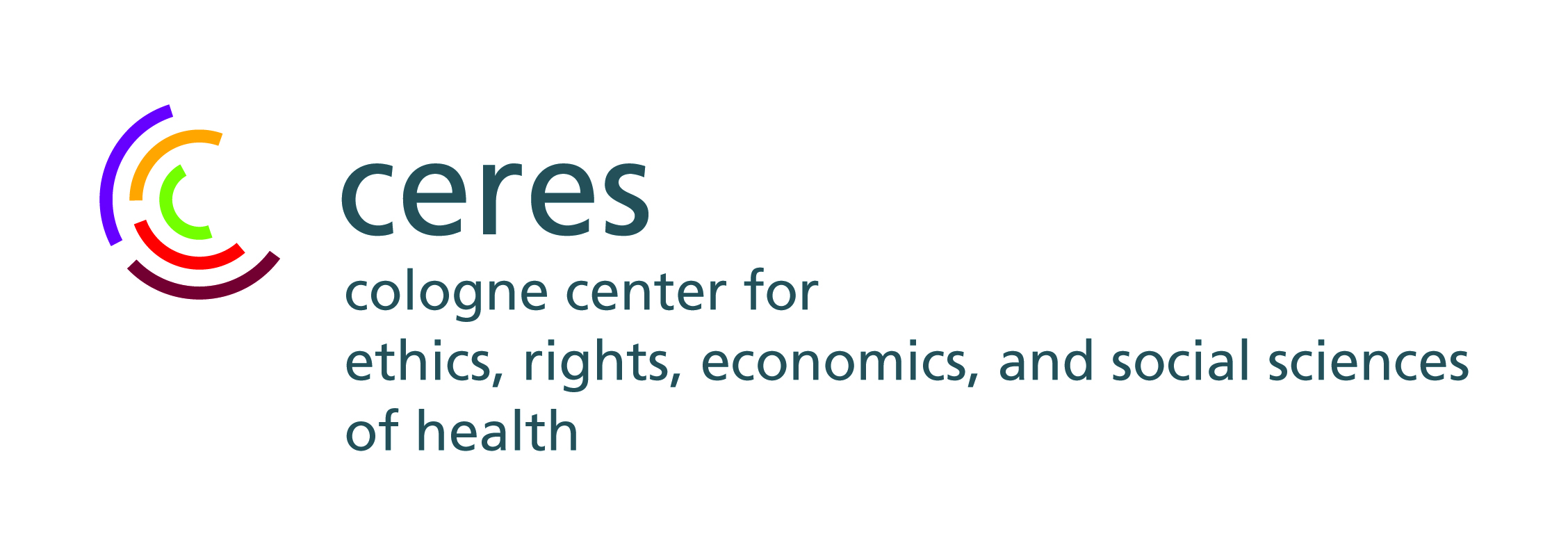 Logo von ceres, cologne center for ethiccs, rights, economics, and social sciences of health